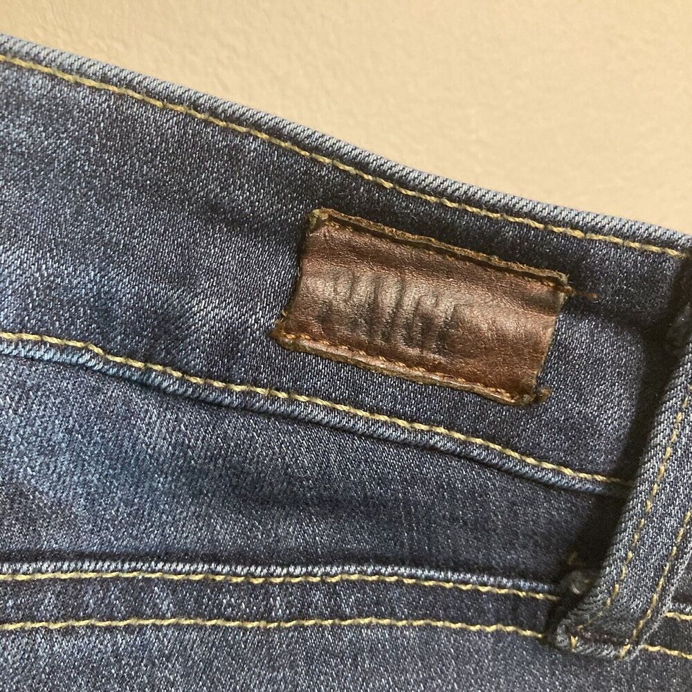 Paige Verdugo Ankle Jeans Womens 28 (29x28”) Blue Low Rise Dark Wash Denim READ - Picture 8 of 13